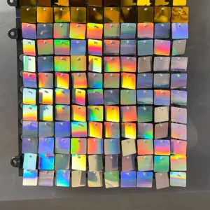 sequin silver rainbow